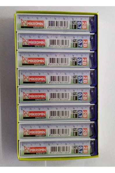 Min Cetvelli 2b Kalem Ucu 0,7 75mm 24 Tüp M-750 Paket - 2