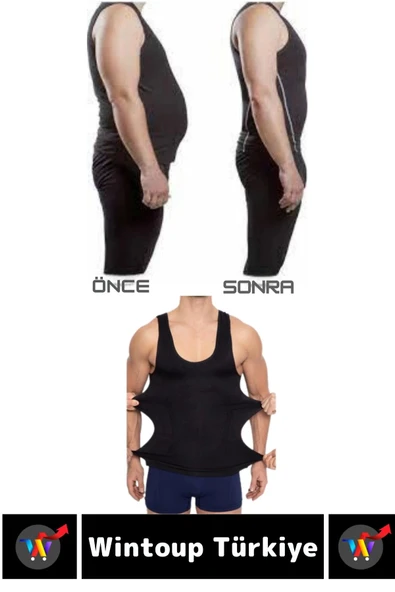 Özel Üretim Jinekomasti Dik Duruş Toparlayıcı Göbek Sıkılaştırıcı Elastik Erkek Atlet Korse 3 Adet - Resim 4