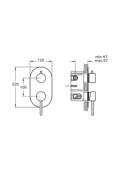Artema Minimax A41652 Ankastre Banyo Bataryası, Yönlendiricili 3 - 2