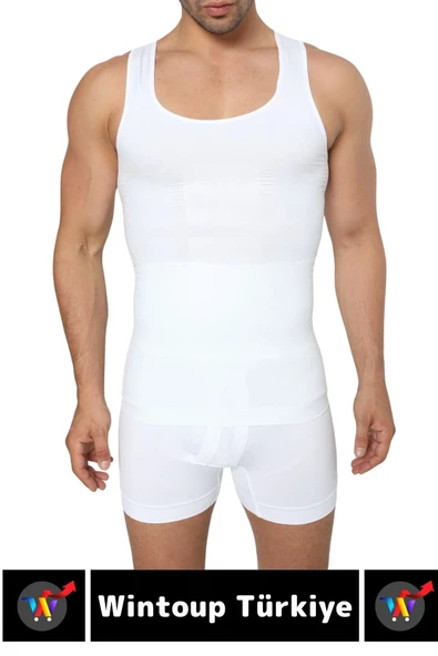 Özel Üretim Jinekomasti Dik Duruş Toparlayıcı Göbek Sıkılaştırıcı Elastik Erkek Atlet Korse 2 Adet - 2