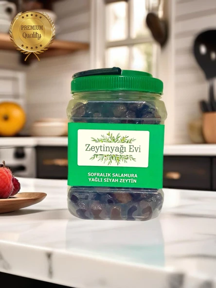 Sele Sofralık Siyah Zeytin 900 Gram Doğal Fermente 900 Gram - 4