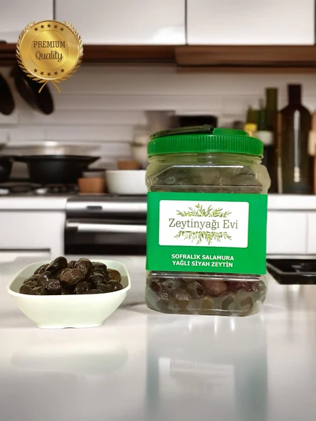 Sele Sofralık Siyah Zeytin 900 Gram Doğal Fermente 900 Gram