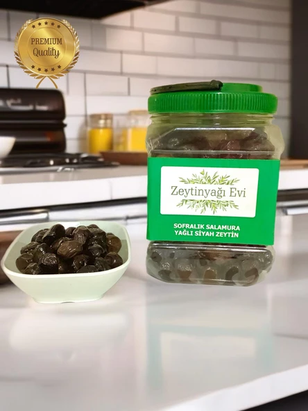 Sele Sofralık Siyah Zeytin 900 Gram Doğal Fermente 900 Gram - 3