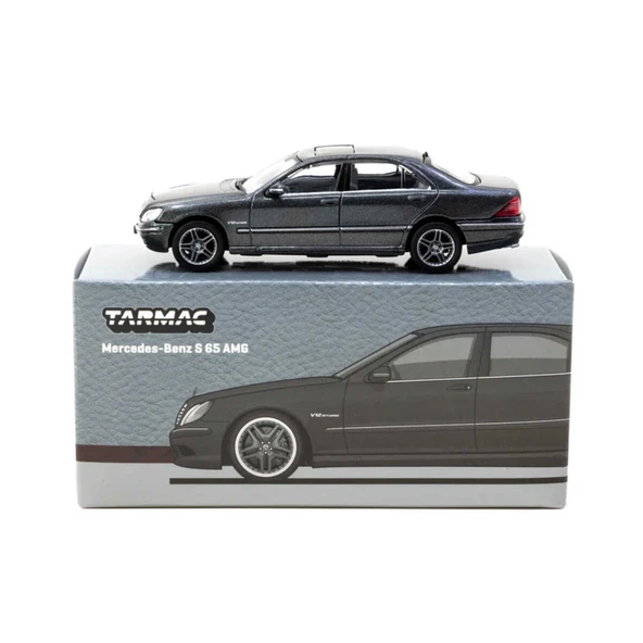 Tarmac Works 1/64 Mercedes-Benz S 65 AMG Tectite Grey Metallic - GLOBAL64 T64G-072