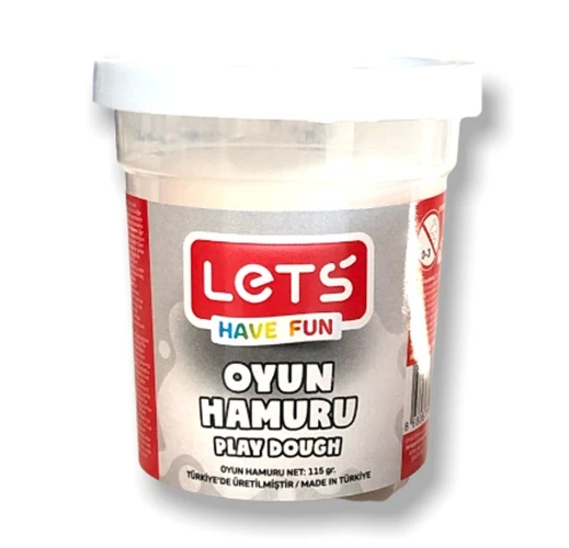 Lets Oyun Hamuru 115Gr Beyaz - 4 adet