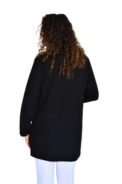 Kadın Anne Mevsimlik Düğmeli Cepli Hırka BGL-ST04313 - Resim 11