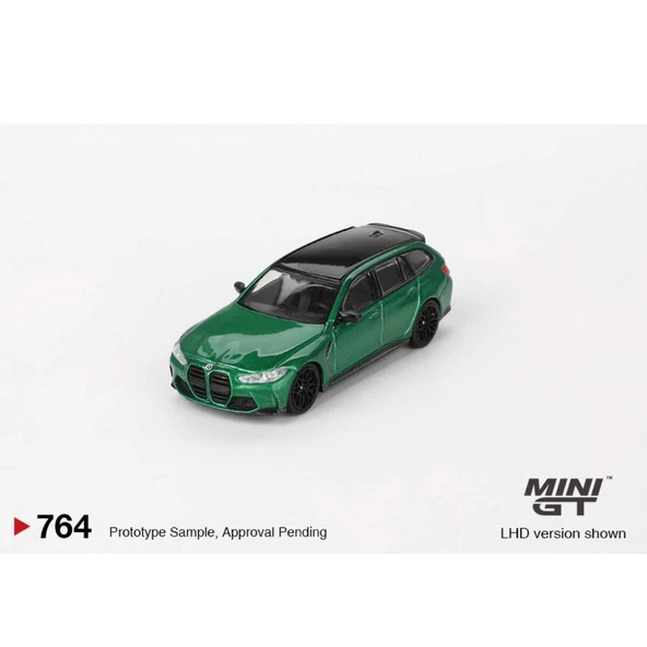 Mini GT 1/64 BMW M3 Competition Touring Isle of Man Green Metallic MGT00764 - 2