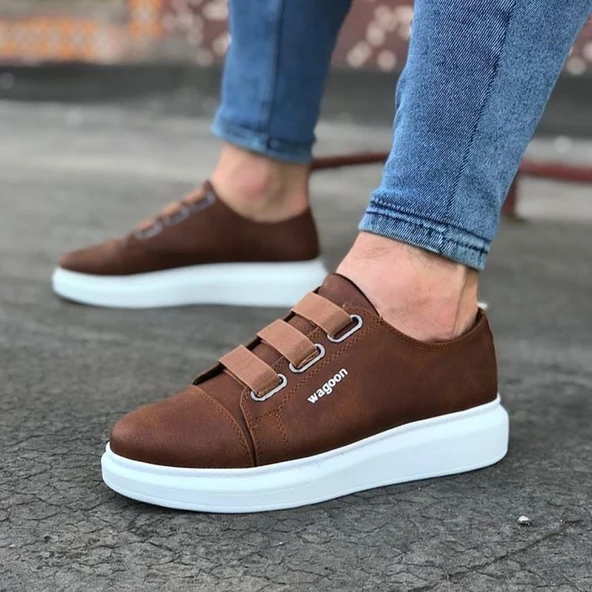 Taba Kalın Taban Casual Erkek Ayakkabı