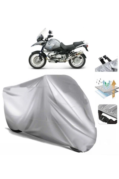 Bmw R 1150 Gs  Arka Çanta (bağlantı Tokalı) Uyumlu SolarBlock Prime Motosiklet Brandası Örtüsü
