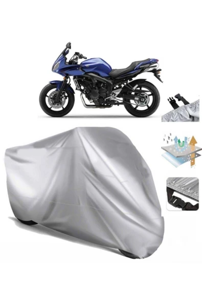 Yamaha Fz6 Fazer  Arka Çanta (bağlantı Tokalı) Uyumlu SolarBlock Prime Motosiklet Brandası Örtüsü