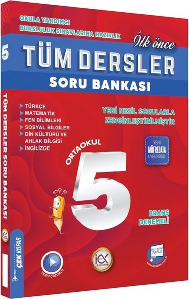 5. Sınıf Tüm Dersler Soru Bankası İlk Önce Yayıncılık