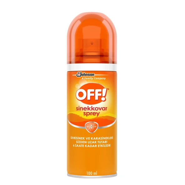 OFF! Sinekkovar Sprey 100ml 6 Saate Kadar Etki