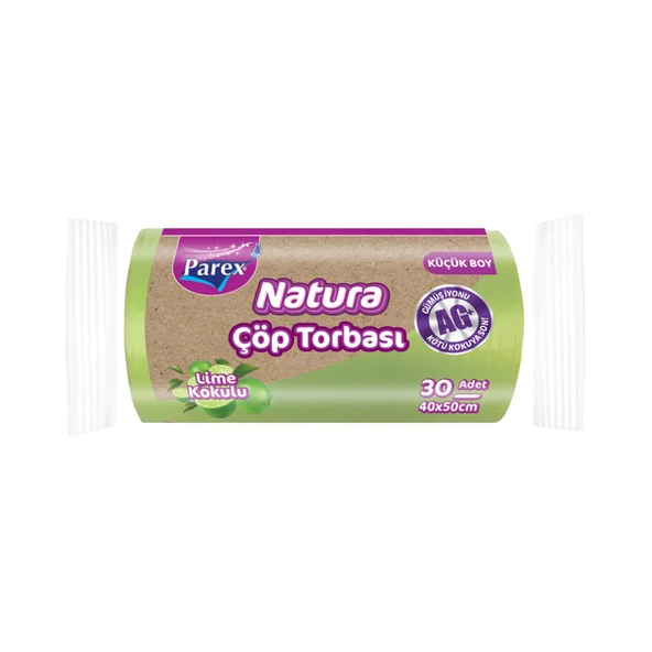 Parex Natura Çöp Torbası Lime Kokulu Küçük Boy 30'lu