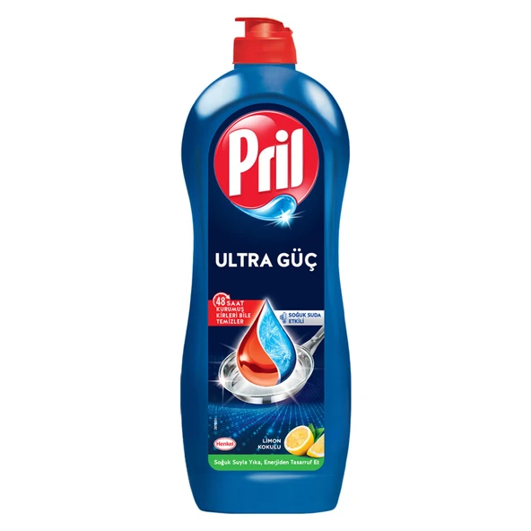 Pril Power Elde Yıkama Sıvı Bulaşık Deterjanı 5 Etki Limon 653 G