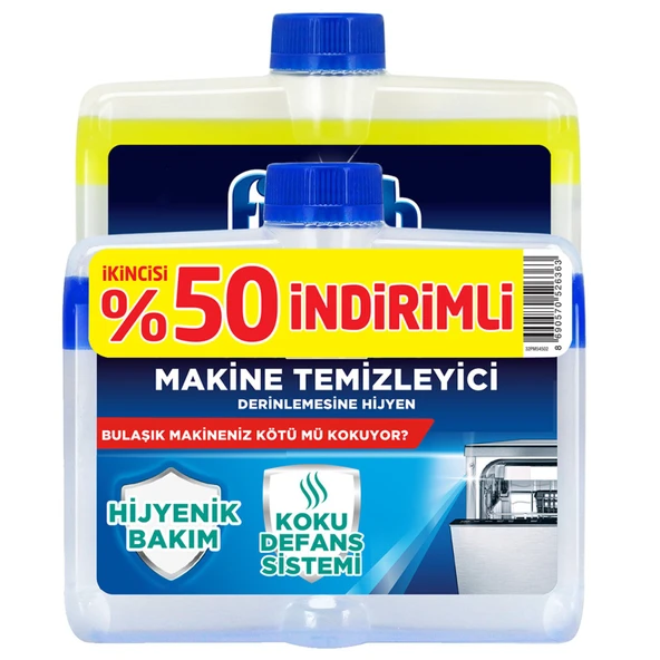 Finish Bulaşık Makinesi Temizleyici Sıvı 2X250 Ml