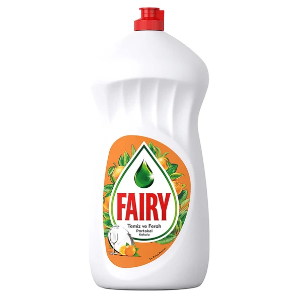 Fairy Temiz ve Ferah Portakal Kokulu Sıvı Bulaşık Deterjanı 1.5 L