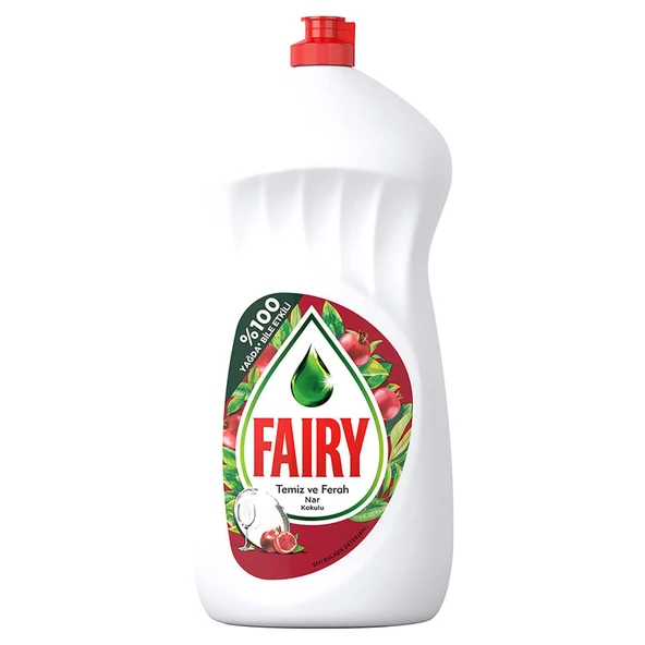 Fairy Temiz Ve Ferah Nar Kokulu Sıvı Bulaşık Deterjanı 1.5 L