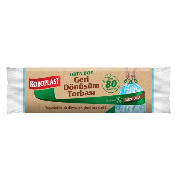 Koroplast Geri Dönüşüm Torbası 10'lu