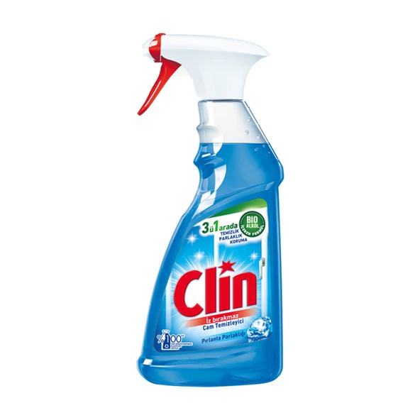 Clin Kristal Parlaklık Cam Temizleyici 500 Ml