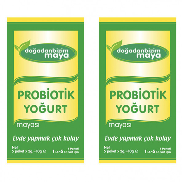 2 KUTU - Doğadan Bizim Probiotik Yoğurt Mayası