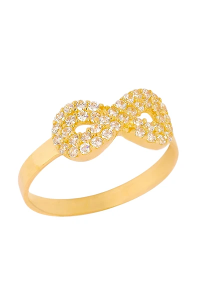 Cigold Taşlı Yüzük 14 Ayar Altın 1.74 Gr OA-C11501029137 - 2