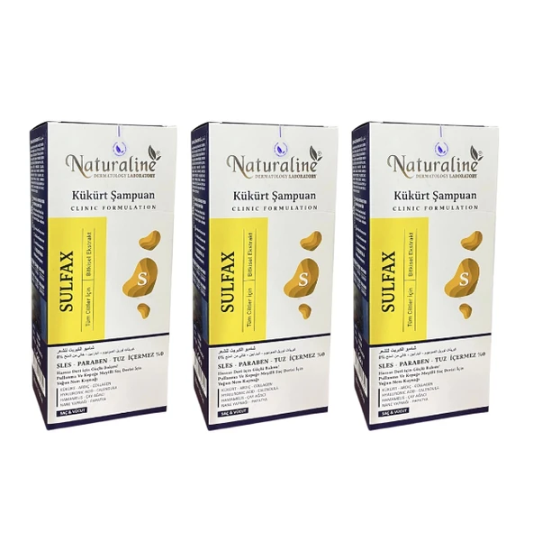 3 Adet Kükürt Saç ve Vücut Şampuanı 200 ml