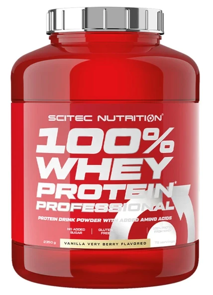 Scitec Whey Professional Whey Protein 2350 Gr Vanilya - Çilek