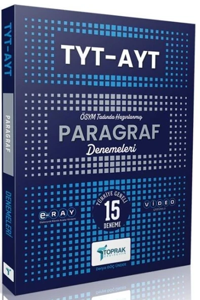 TYT AYT Paragraf Deneme Toprak Yayıncılık