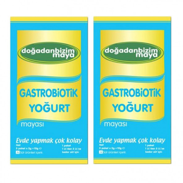 2 KUTU - Doğadan Bizim Gastrobiotik Yoğurt Mayası