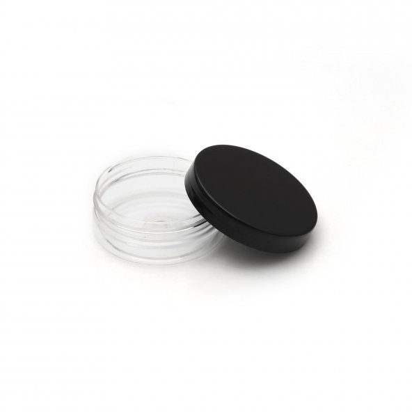 50ml-Plastik Şeffaf Pet Kavanoz- 50 Adet - 2