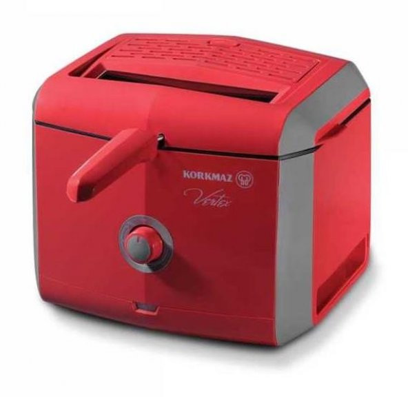 Korkmaz Vertex Fritöz Kırmızı A486-02