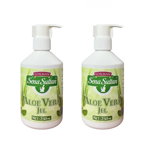 2Adet Aloe Vera Jel 250 ml, Lokman Sena Sultan
