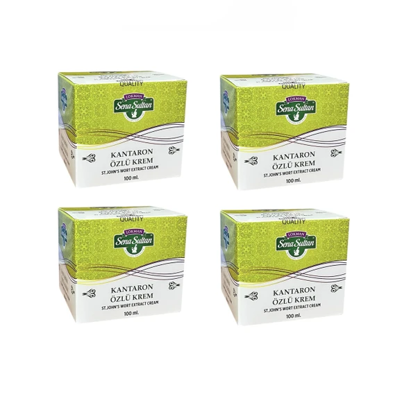 4 Adet Kantaron Özlü Krem100 ML, Lokman Sena Sultan