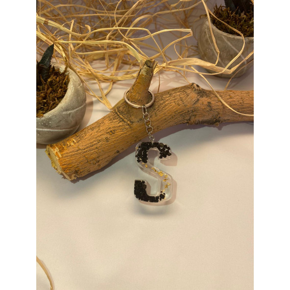 Epoksi Harf Anahtarlık - 2