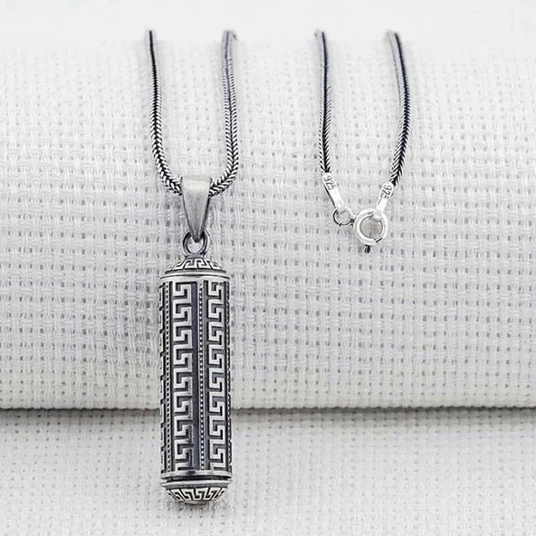 Gümüş İçi Açılabilen Muska Kabı Kolye