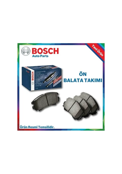 Bosch Vw Polo Ön Fren Balata Takımı 2001-2020