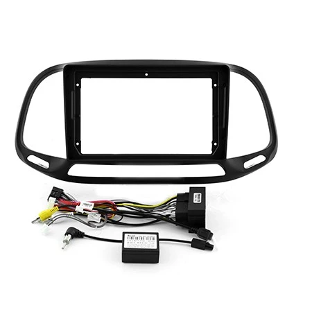 FİAT DOBLO D4 2015+ UYUMLU 9 INC ANDROID MULTİMEDYA ÇERÇEVESİ-SOKET-CANBUS ürün görseli 1