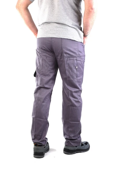 ESER - 7-7 Gabardin Komando Cepli İş Pantolonu - Kışlık - Gri - 3
