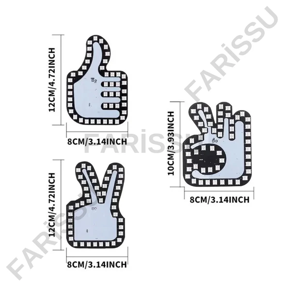 Uzaktan Kumandalı LED Hareketli Uyarı Işığı - 3