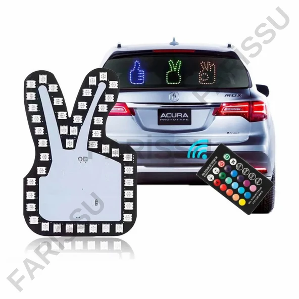 Uzaktan Kumandalı LED Hareketli Uyarı Işığı - 2