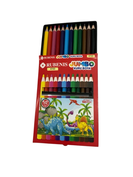 Rubenis Jumbo Kuru Boya 12 Renk - 2