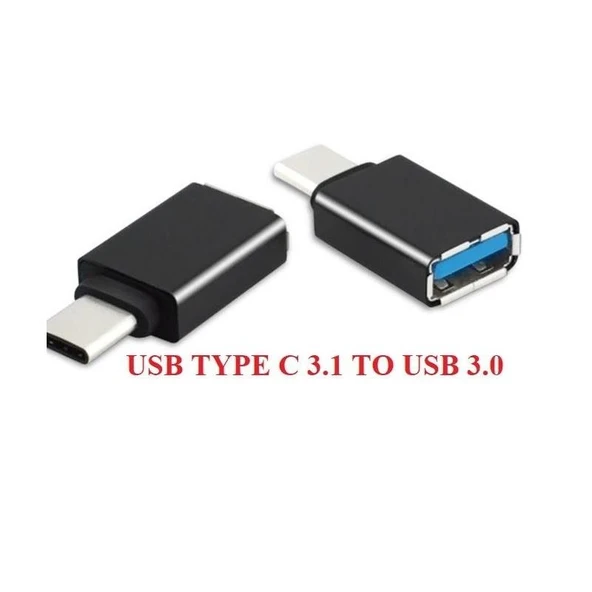 Type C Usb 3.1 to Usb 3.0 Şarj Data Çevirici Dönüştürücü Adaptör - Resim 2