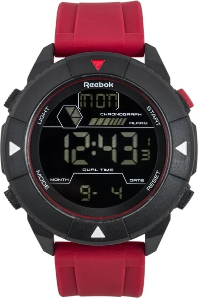 REEBOK RV-BLZ-G9-PBPR-BB KIRMIZI SİLİKON KORDON DİJİTAL ERKEK KOL SAATİ