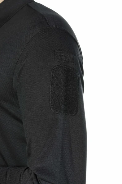 Single Sword Bisiklet Yaka Uzun Kollu Basic&Taktik Erkek T-shirt - 9