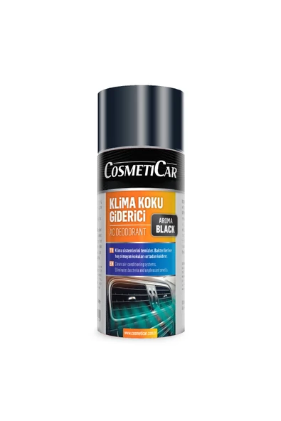 Cosmeticar Klima Temizleyici Sprey , Klima Bombası , Klima Koku Giderici 150ml Klima Black