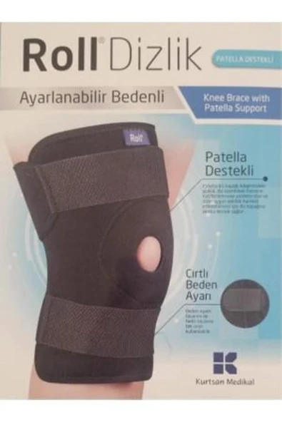 Roll Patella ve Ligament Destekli Ayarlanabilir Dizlik