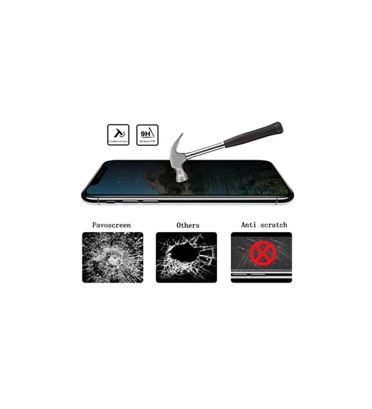 iPhone 16e Uyumlu Anti-Statik Toz Tutmaz Hayalet Privacy Yandan Görünmeyen Premium Ekran Koruyucu - Resim 2