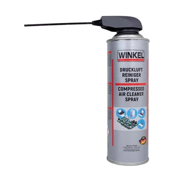 Winkel Tetikli Çubuklu Kapak Basınçlı Hava Spreyi Bilgisayar Laptop Elektronik Toz Alıcı Sprey 500 ML