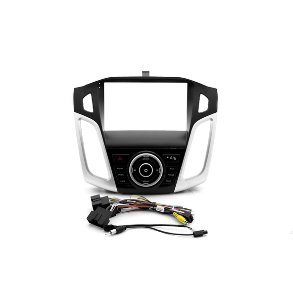 GOVİMAKS FORD FOCUS 3-4 2012-2017 UYUMLU SİLVER 9 INC ANDROID MULTİMEDYA ÇERÇEVESİ - SOKET ürün görseli 1