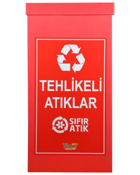 Geri Dönüşüm Kutusu - Atık Kutusu (TEHLİKELİ ATIKLAR)